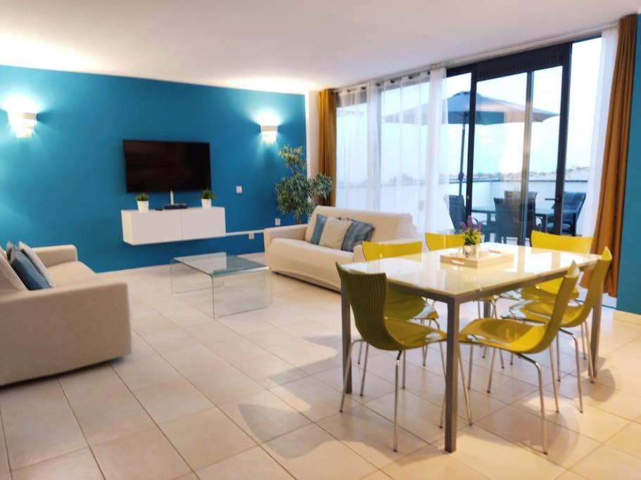 Casa Azul 2Bedroom Apartment & Ocean View Terrace Wifi Premium Costa Calma Dış mekan fotoğraf