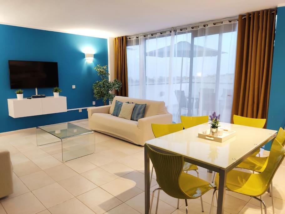 Casa Azul 2Bedroom Apartment & Ocean View Terrace Wifi Premium Costa Calma Dış mekan fotoğraf