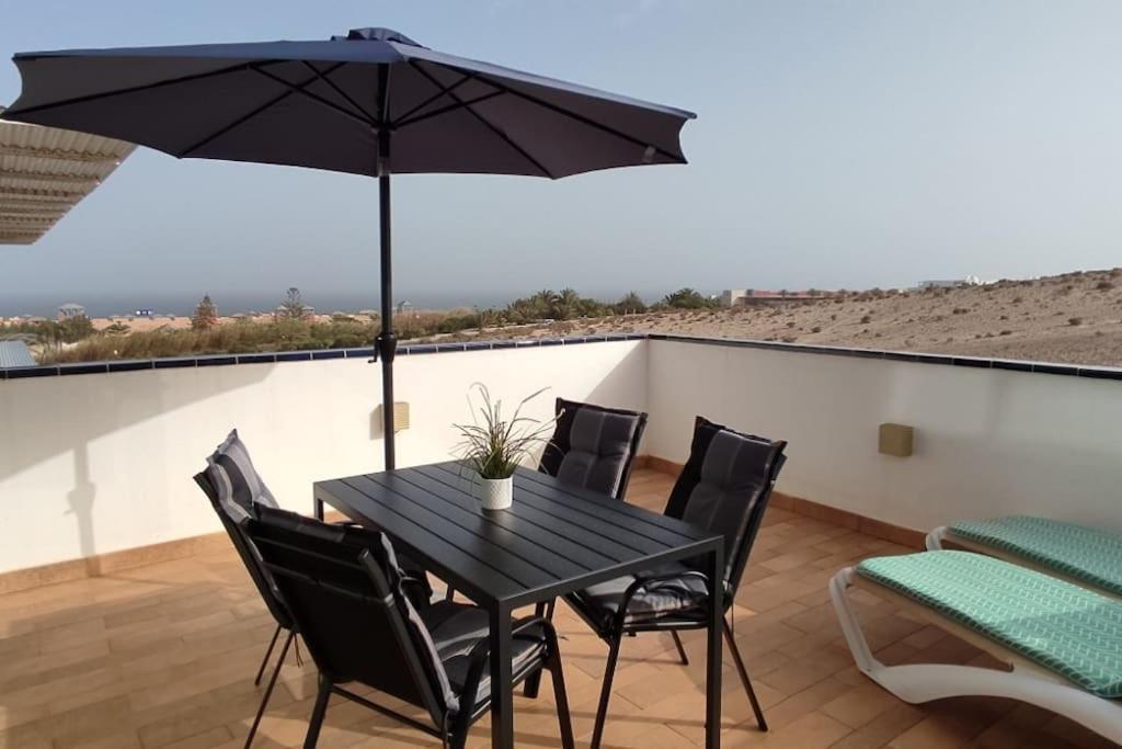 Casa Azul 2Bedroom Apartment & Ocean View Terrace Wifi Premium Costa Calma Dış mekan fotoğraf